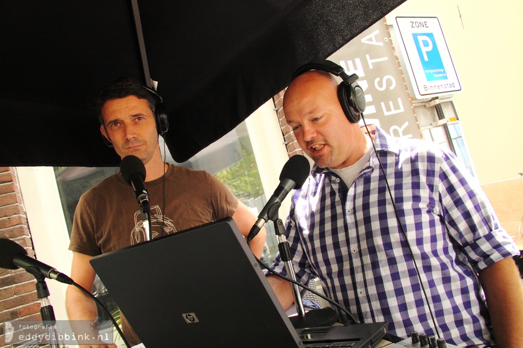 2011-08-07 DeventerRTV - live op de Boekenmarkt, Deventer 016